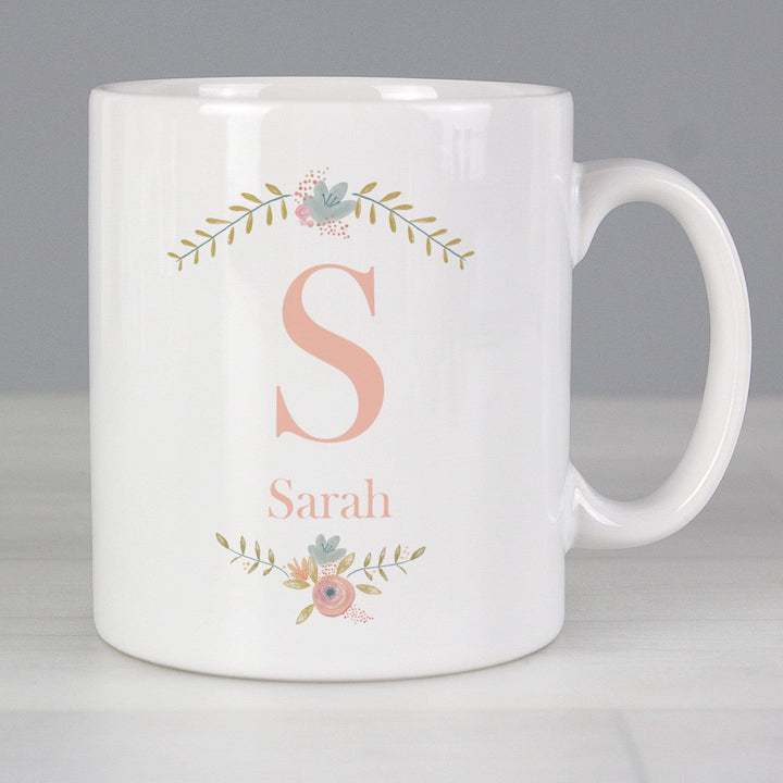 Personalised Memento Mugs Personalised Floral Bouquet Mug