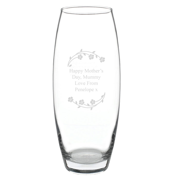 Personalised Memento Vases Personalised Floral Bullet Vase