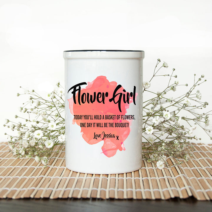 Personalised Flower Girl Vase