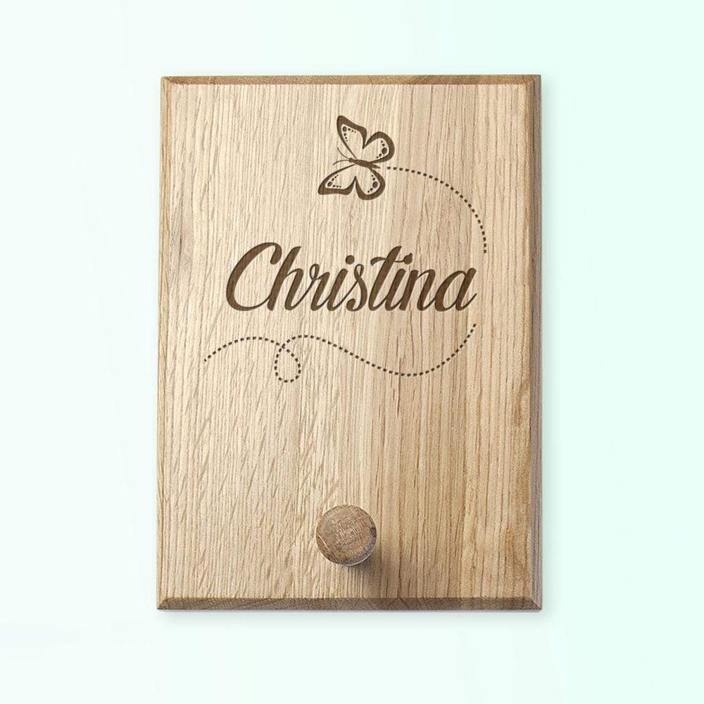 Treat Personalised Flying Butterfly Peg Hook