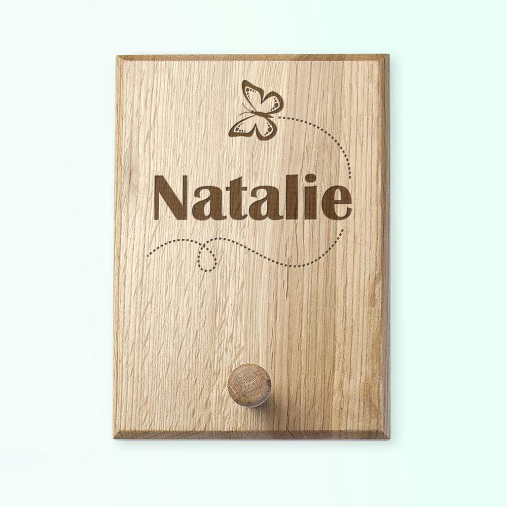 Treat Personalised Flying Butterfly Peg Hook
