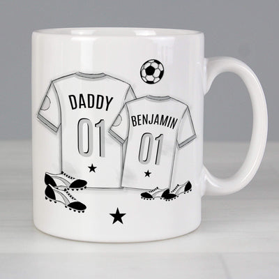 Personalised Memento Personalised Football Mini Me Mug