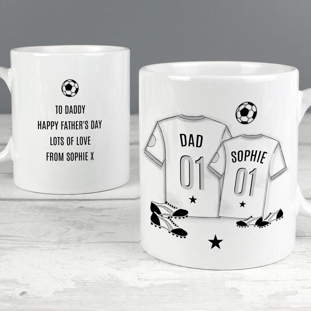 Personalised Memento Personalised Football Mini Me Mug