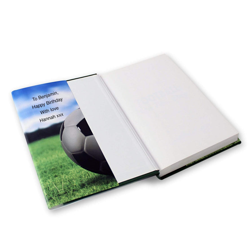Personalised Memento Books Personalised Football On This Day Book