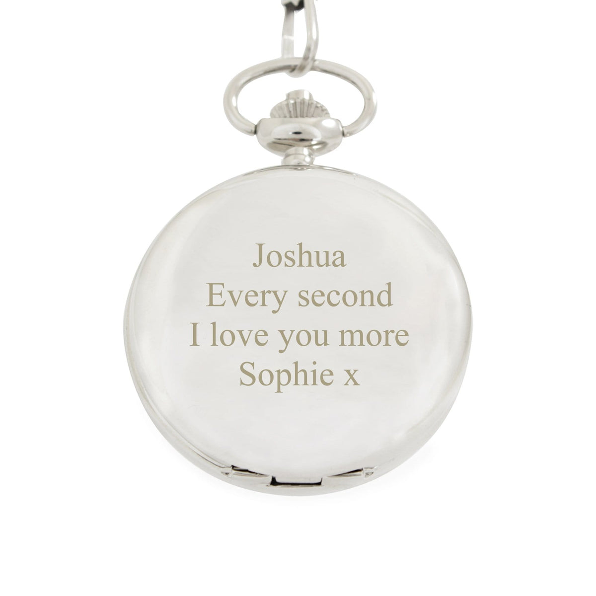 Personalised Memento Clocks & Watches Personalised Formal Pocket Fob Watch