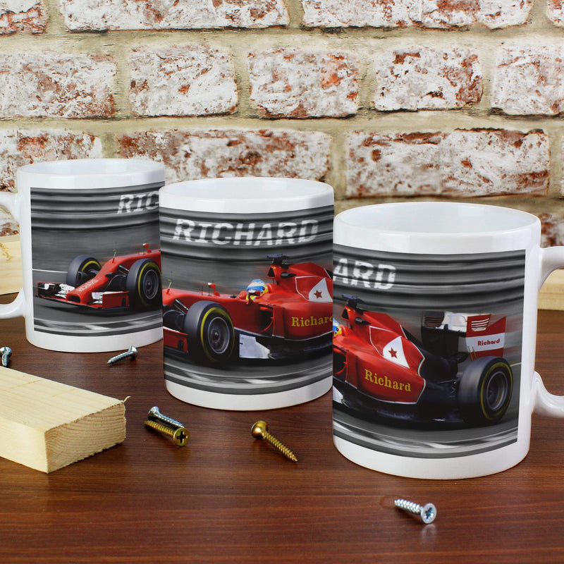 Personalised Memento Mugs Personalised Formula 1 Mug