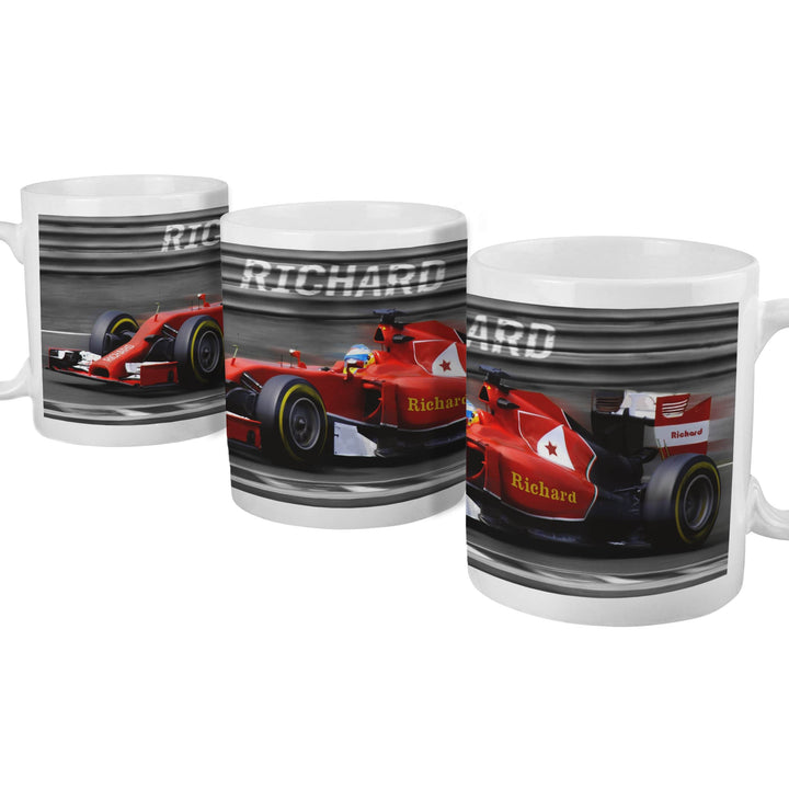 Personalised Memento Mugs Personalised Formula 1 Mug