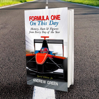 Personalised Memento Books Personalised Formula 1 On This Day Book