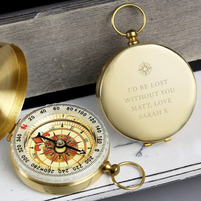 Personalised Memento Keepsakes Personalised Free Text Keepsake Compass