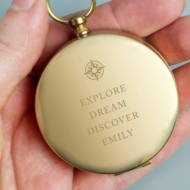 Personalised Memento Keepsakes Personalised Free Text Keepsake Compass
