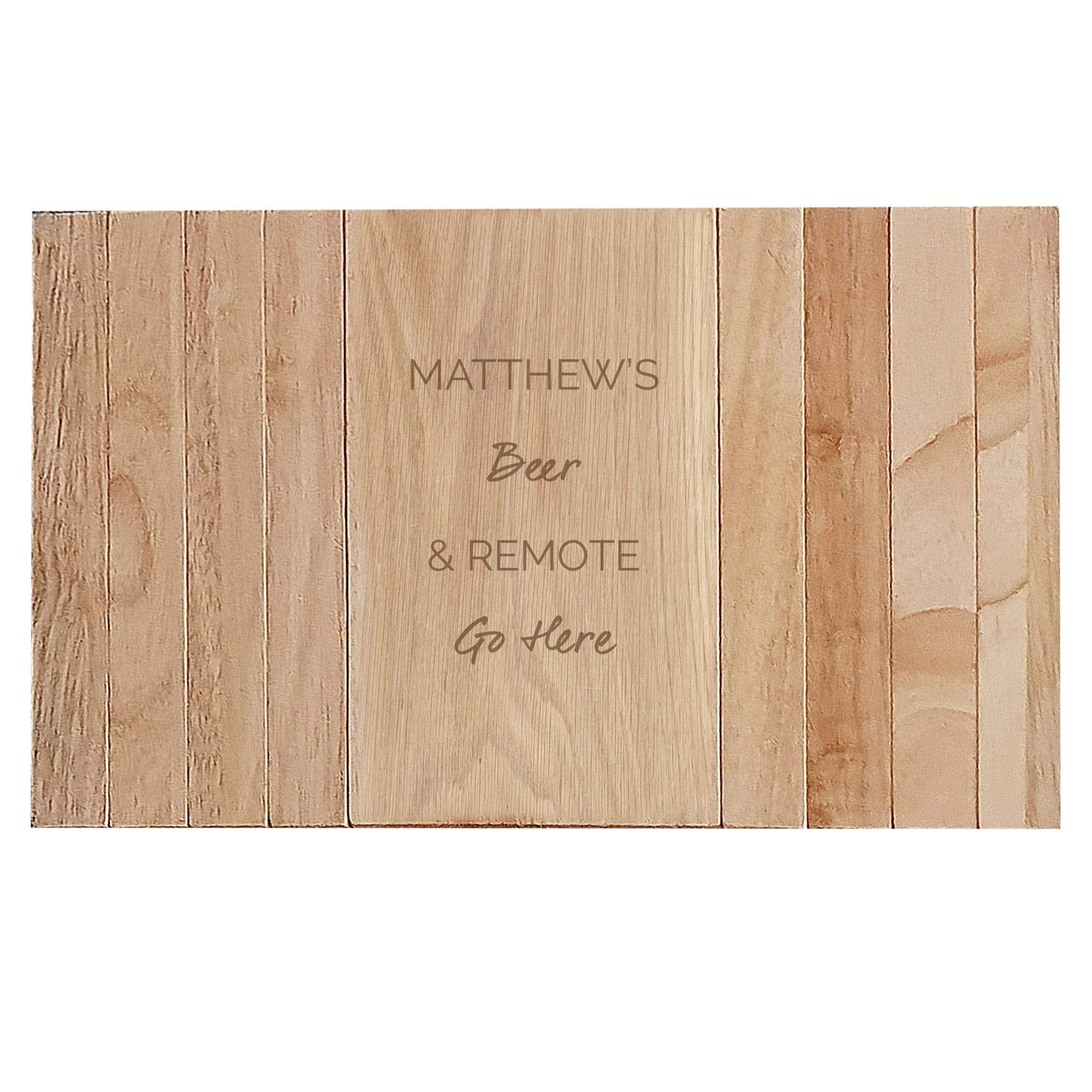 Personalised Memento Wooden Personalised Free Text Wooden Sofa Tray