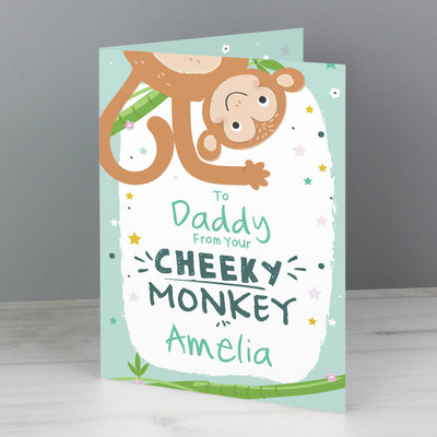 Personalised Memento Personalised From Your Cheeky Monkey Card