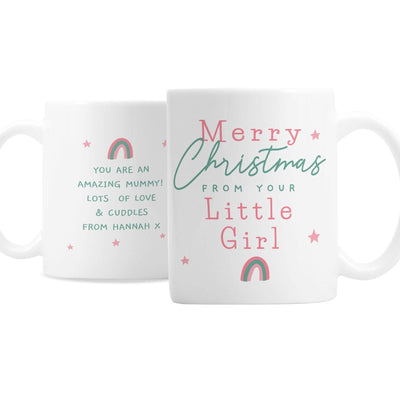 Personalised Memento Personalised From Your Little Girl Mug