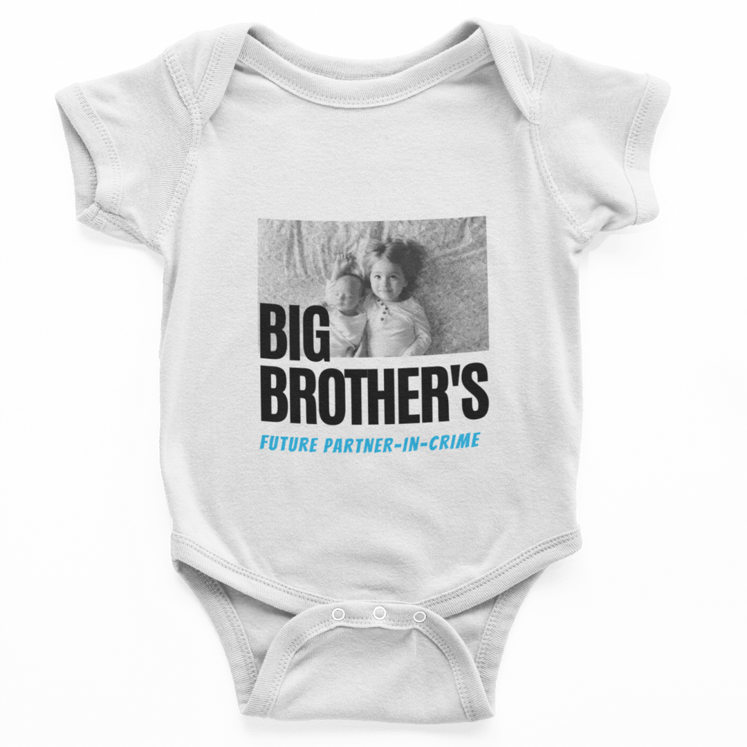 The Little Personal Shop Babygrows Personalised Future Partner-In-Crime