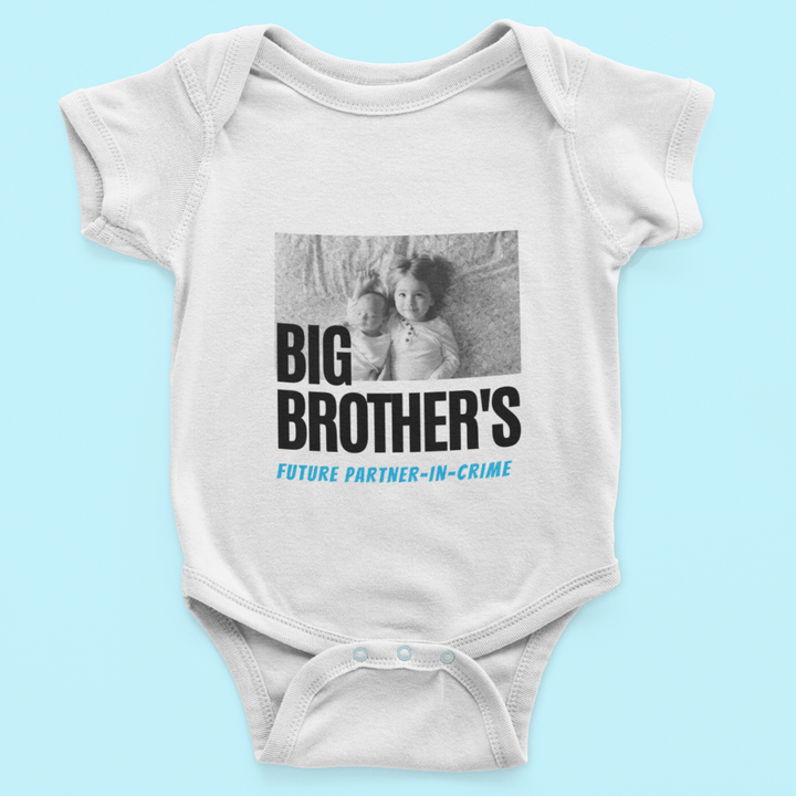 The Little Personal Shop Babygrows Personalised Future Partner-In-Crime
