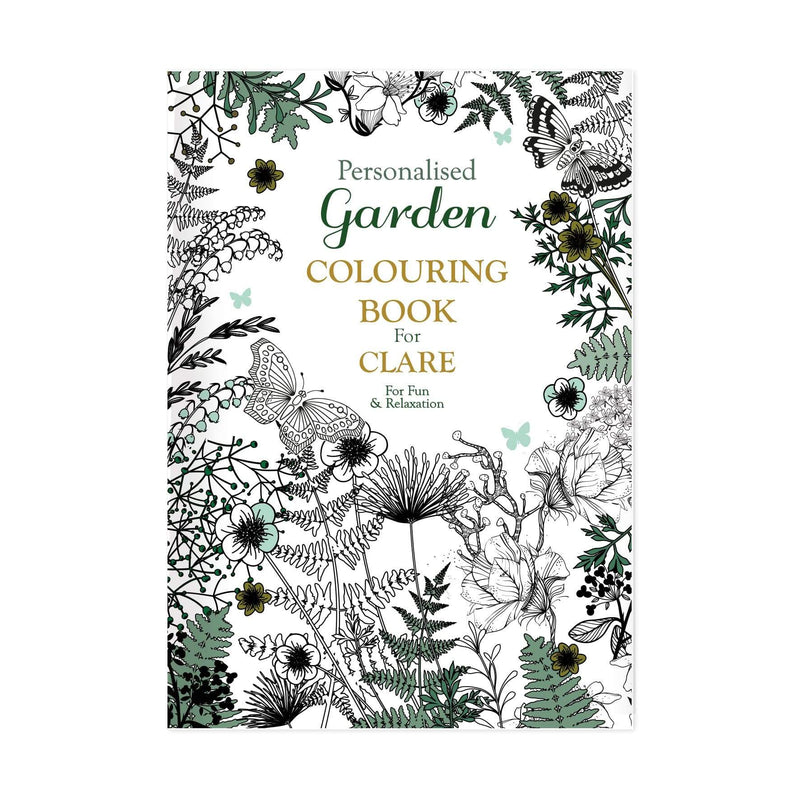 Personalised Memento Books Personalised Gardening Colouring Book