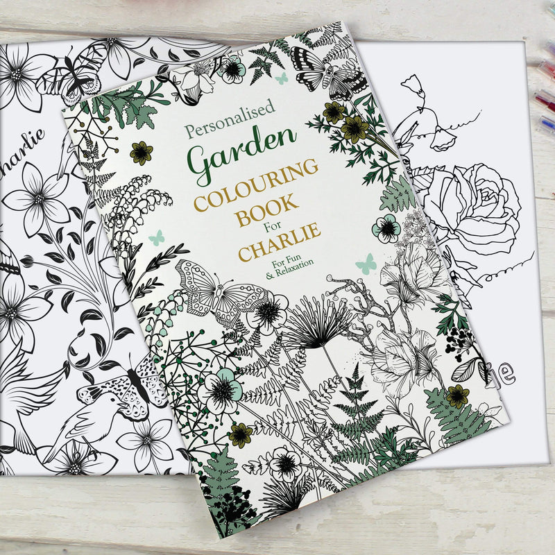 Personalised Memento Books Personalised Gardening Colouring Book