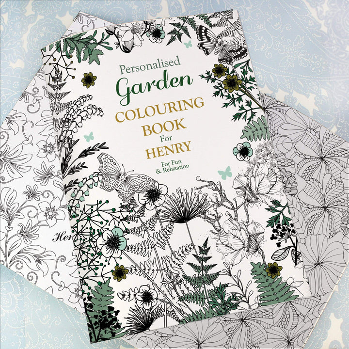 Personalised Memento Books Personalised Gardening Colouring Book