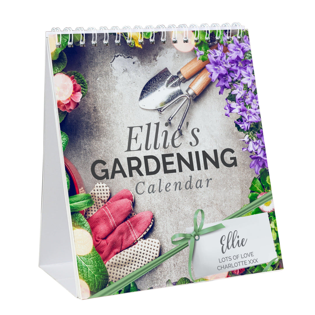 Personalised Memento Stationery &amp; Pens Personalised Gardening Desk Calendar