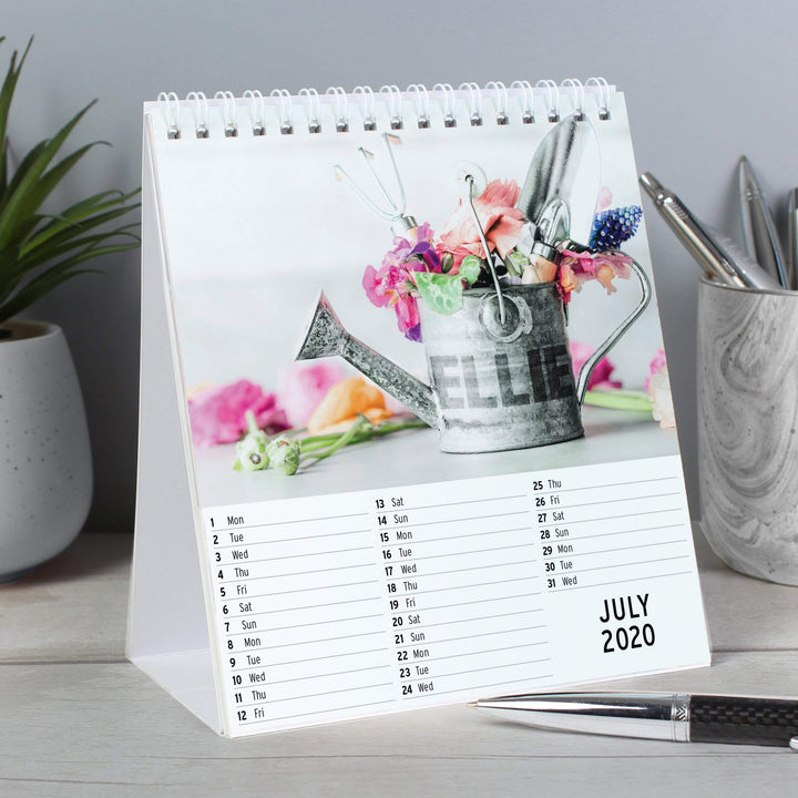 Personalised Memento Stationery &amp; Pens Personalised Gardening Desk Calendar