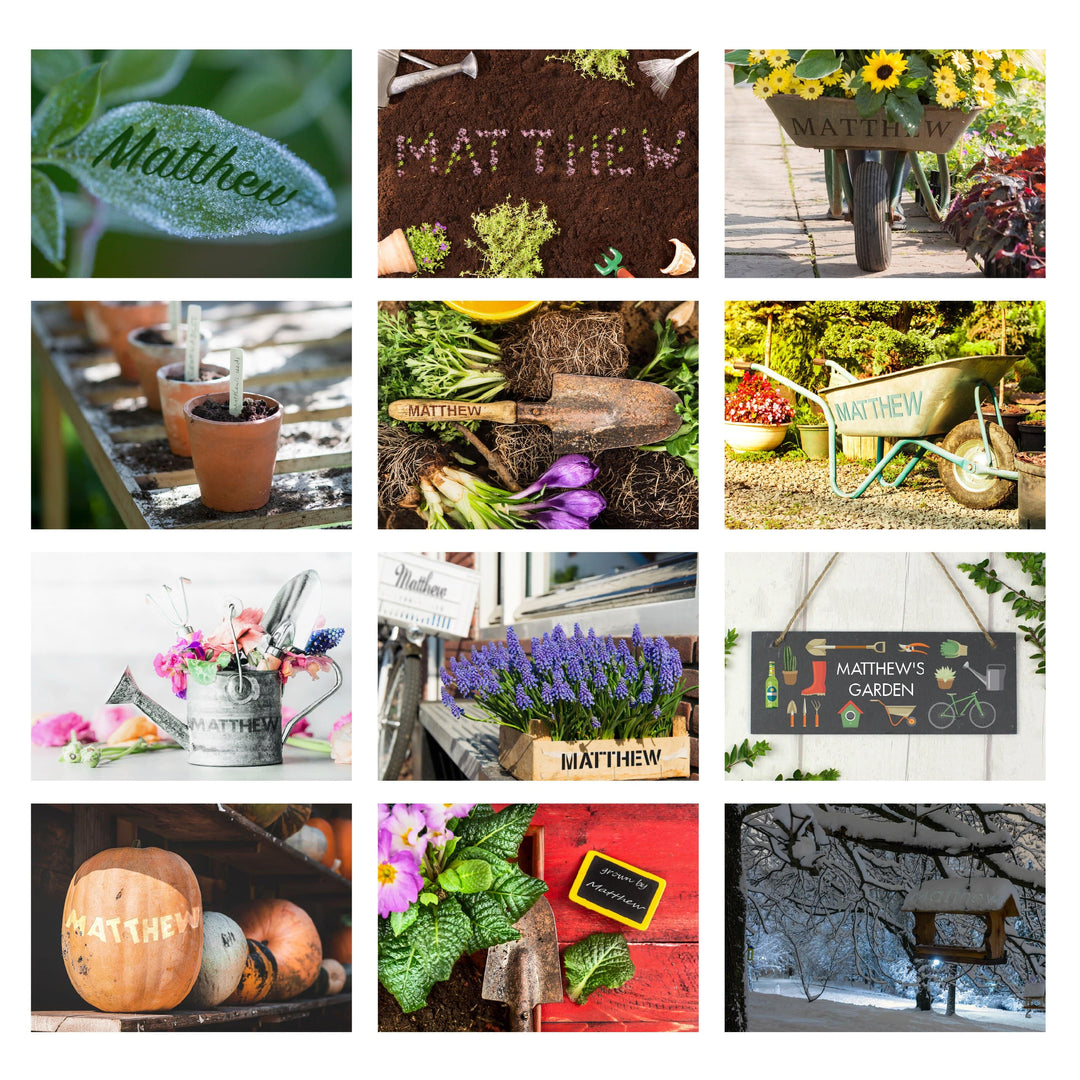 Personalised Memento Stationery &amp; Pens Personalised Gardening Desk Calendar