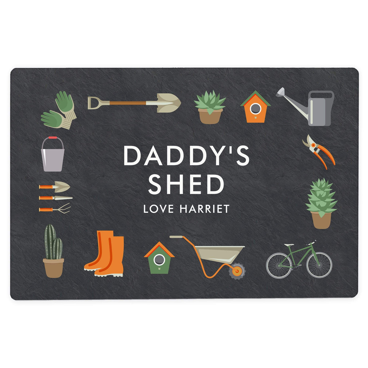 Personalised Memento Hanging Decorations & Signs Personalised Gardening Metal Sign