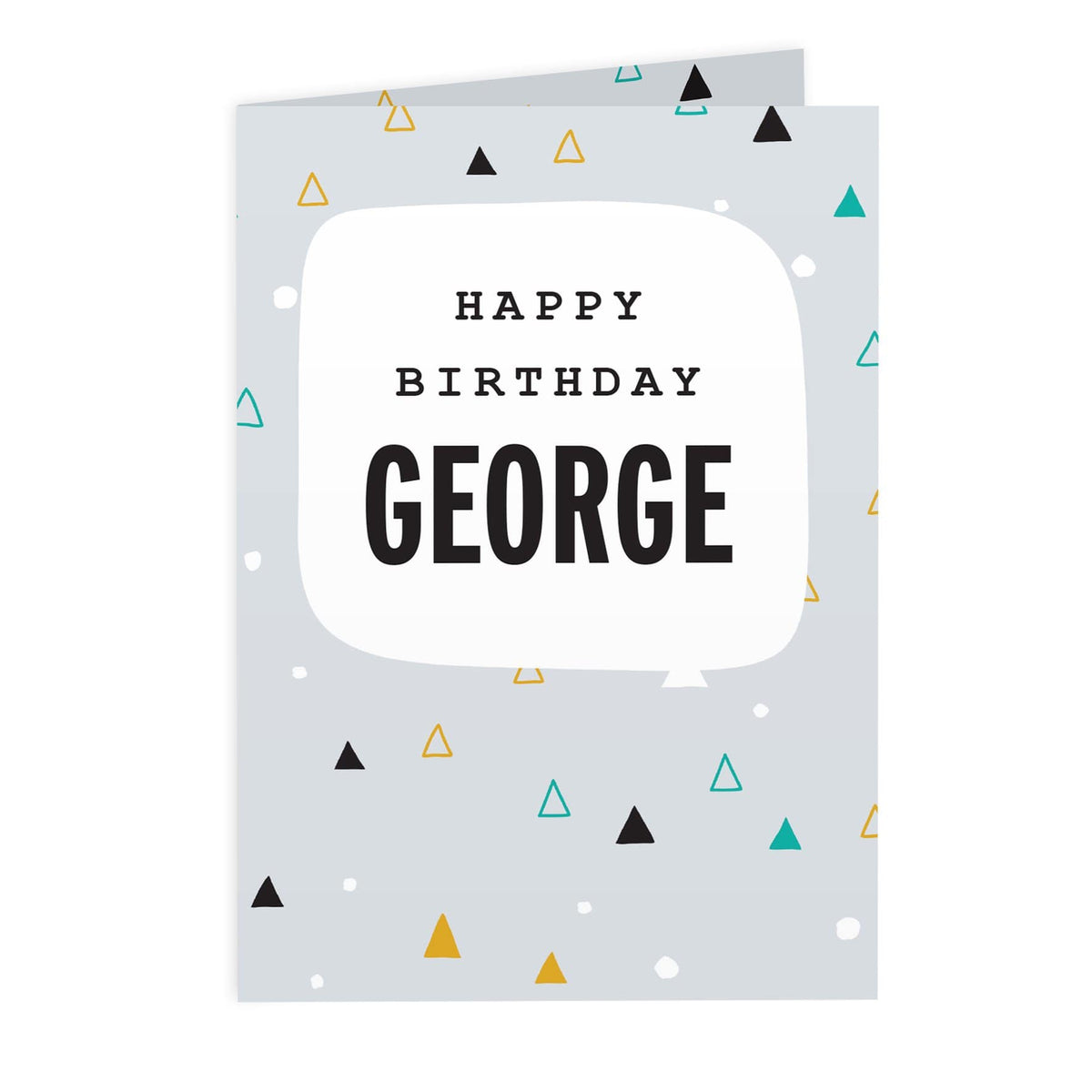 Personalised Memento Greetings Cards Personalised Geo Birthday Card