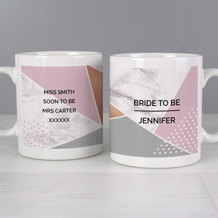 Personalised Memento Mugs Personalised Geometric Mug