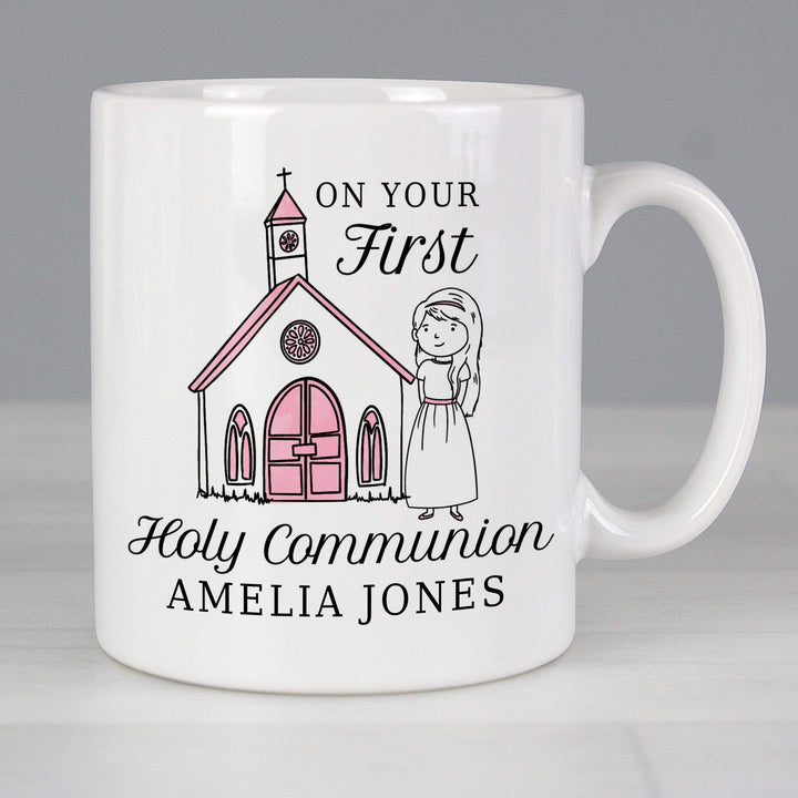 Personalised Memento Personalised Girls First Holy Communion Mug
