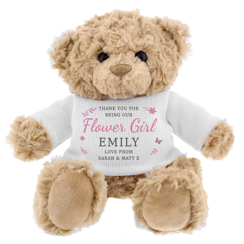 Personalised Memento Personalised Girls Free Text Teddy Bear