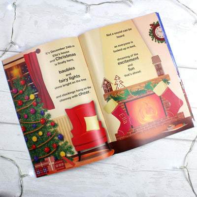 Personalised Memento Books Personalised Girls ""It's Christmas"" Story Book, Featuring Santa and his Elf Twinkles