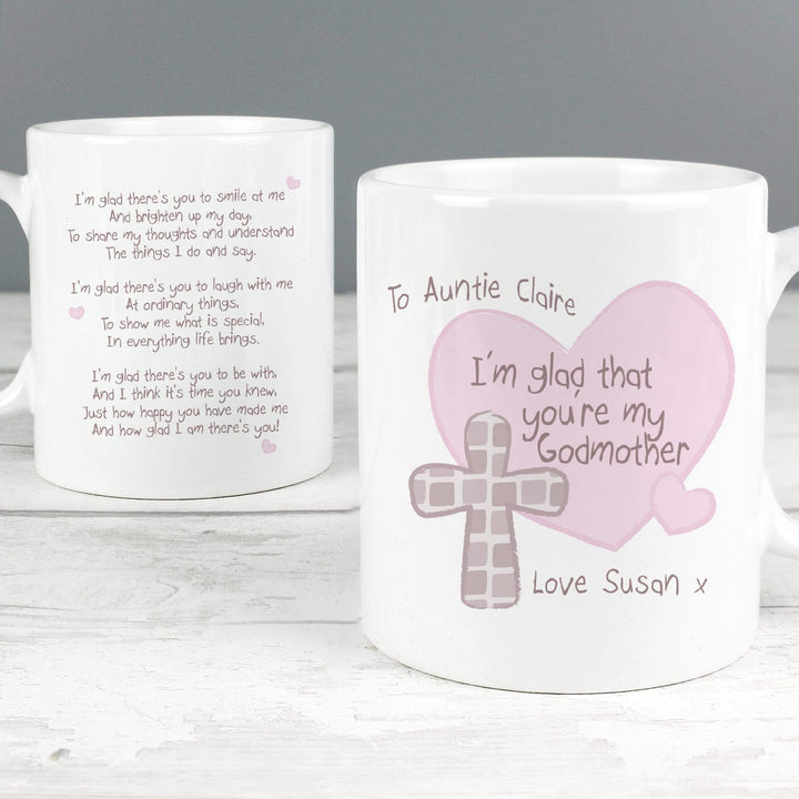 Personalised Memento Mugs Personalised Godmother Mug