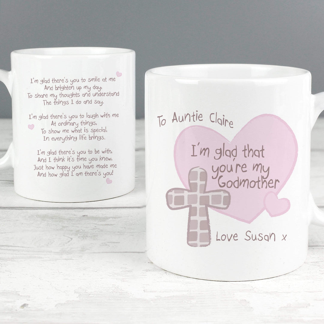 Personalised Memento Mugs Personalised Godmother Mug