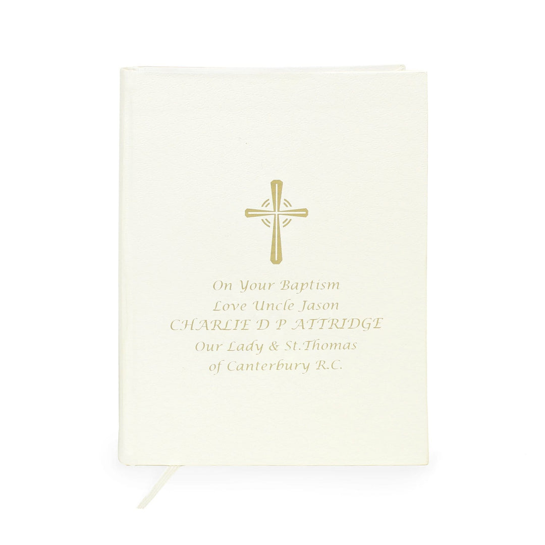 Personalised Memento Books Personalised Gold Companion Holy Bible - Eco-friendly