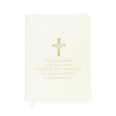 Personalised Memento Books Personalised Gold Companion Holy Bible - Eco-friendly