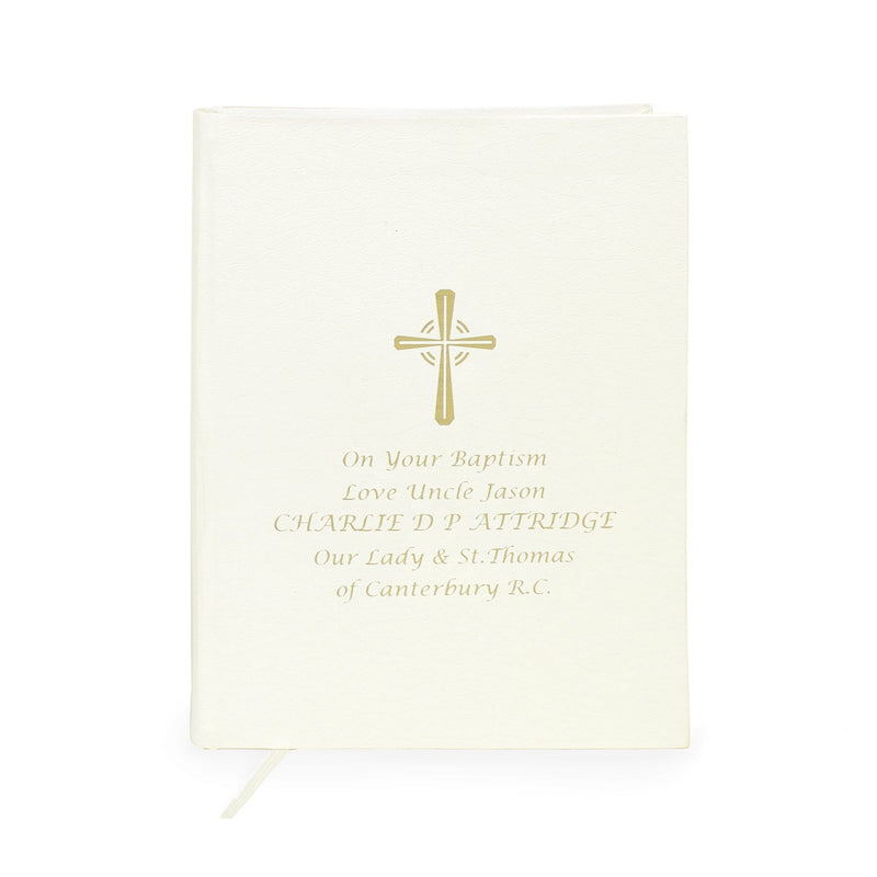 Personalised Memento Books Personalised Gold Companion Holy Bible - Eco-friendly