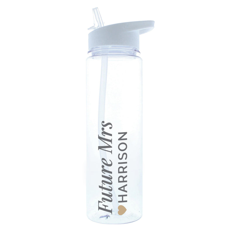 Personalised Memento Mealtime Essentials Personalised Gold Heart Island Water Bottle