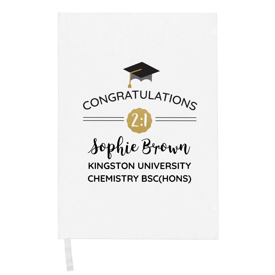 Personalised Memento Stationery &amp; Pens Personalised Graduation A5 Notebook