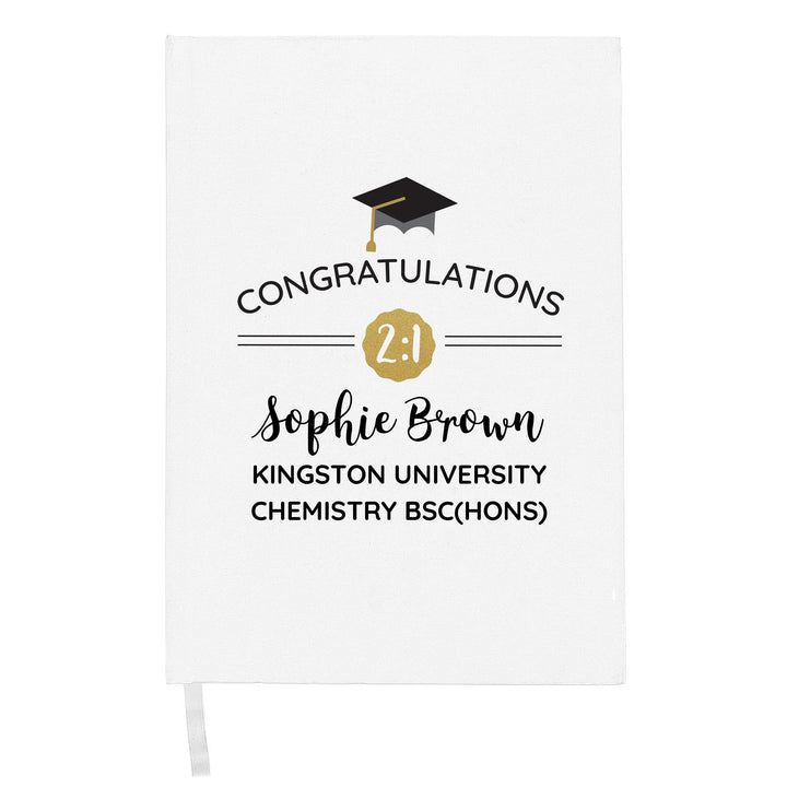 Personalised Memento Stationery &amp; Pens Personalised Graduation A5 Notebook