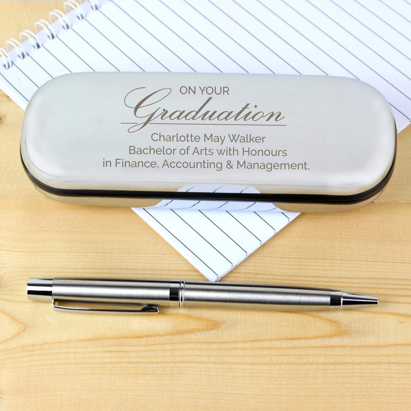 Personalised Memento Personalised Graduation Pen and Box Set