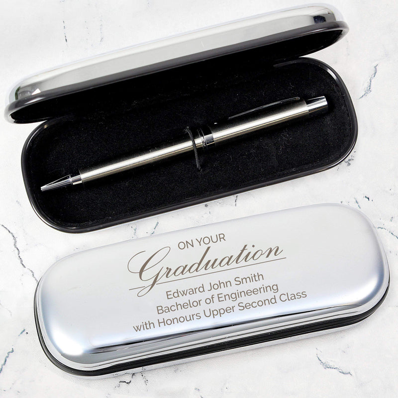 Personalised Memento Personalised Graduation Pen and Box Set
