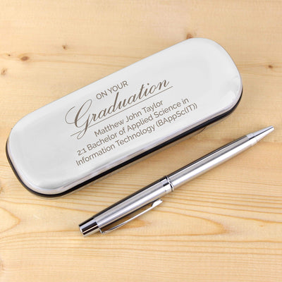 Personalised Memento Personalised Graduation Pen and Box Set