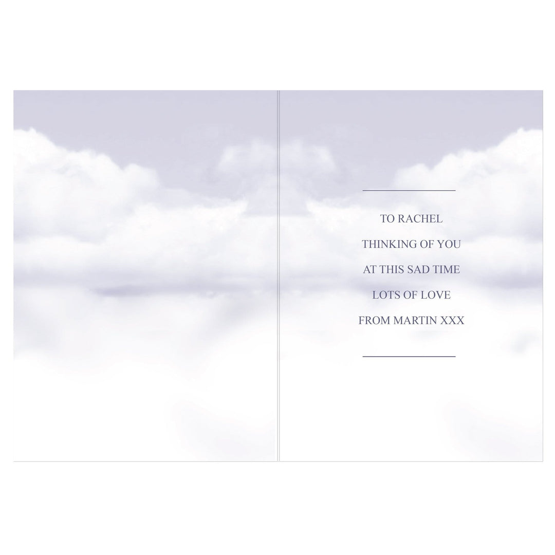 Personalised Memento Greetings Cards Personalised Guardian Angel Card