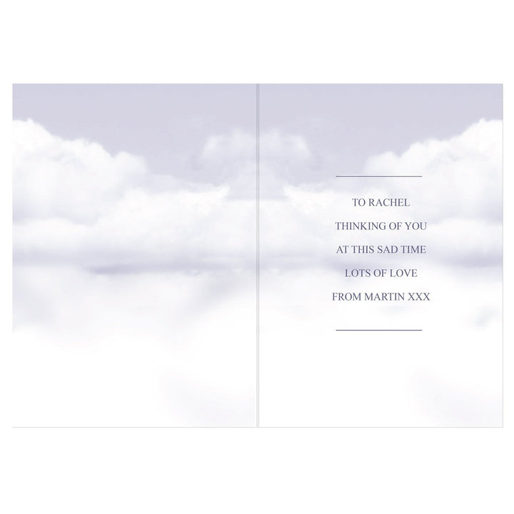 Personalised Memento Greetings Cards Personalised Guardian Angel Card