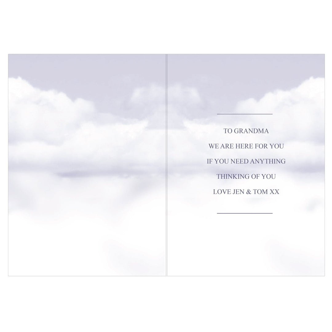 Personalised Memento Greetings Cards Personalised Guardian Angel Card