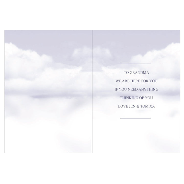 Personalised Memento Greetings Cards Personalised Guardian Angel Card