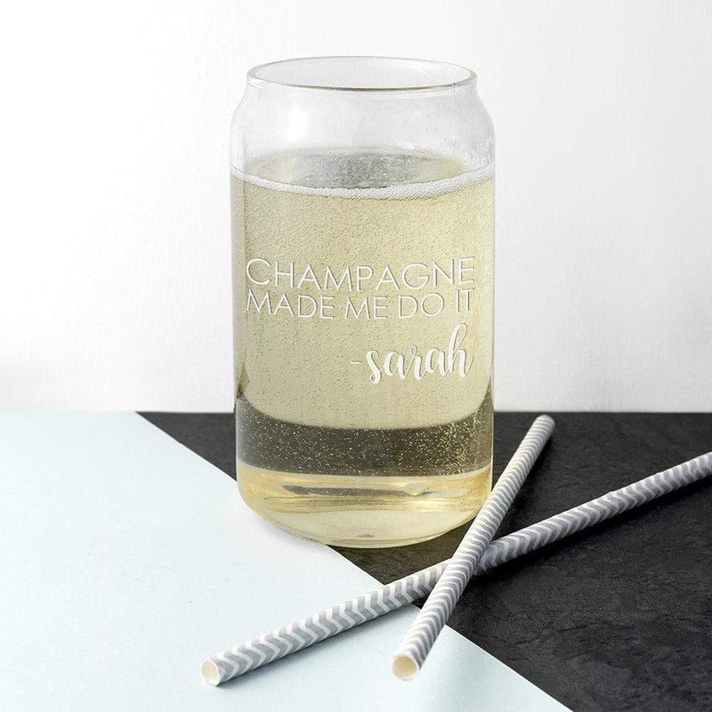 Treat Personalised Guilty Pleasure Can Glass