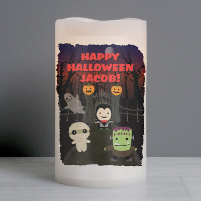 Personalised Memento LED Lights, Candles & Decorations Personalised Halloween LED Candle