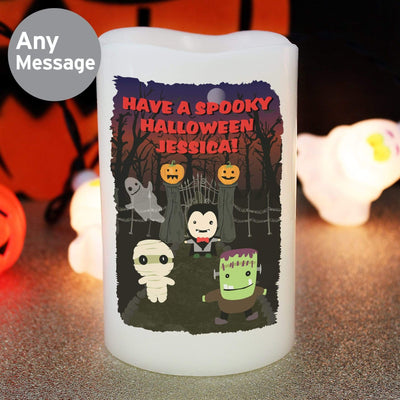 Personalised Memento LED Lights, Candles & Decorations Personalised Halloween LED Candle