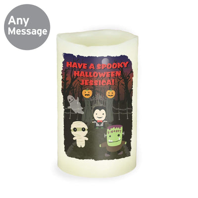 Personalised Memento LED Lights, Candles & Decorations Personalised Halloween LED Candle